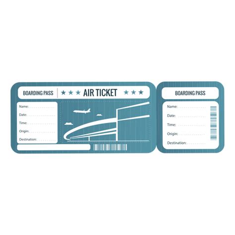 Plane Ticket Png And Svg Transparent Background To Download