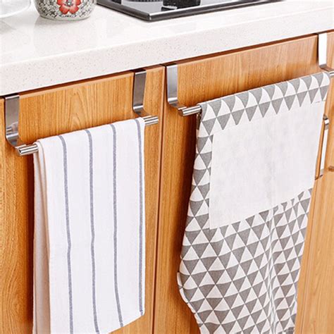 Hand Towel Rack Bathroom Bath Towel Drying Holder Kitchen Dish Towel