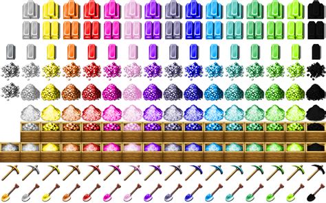 Re Colored Metalbars Toolsgravel Rpg Tileset Free