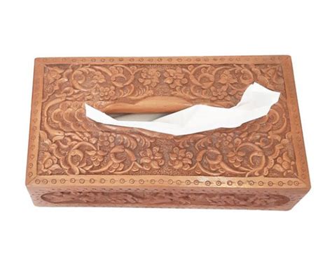 Wood Carving Tissue Box Buy Wooden Tissue Box From Handicrafts365