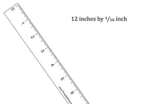 Printable 12 Inch Ruler Template Printable Sticker Pdf Printable 12