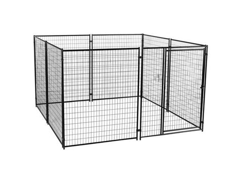 Lucky Dog Large Modular Welded Wire Indoor Outdoor Dog Kennel 10 X 10