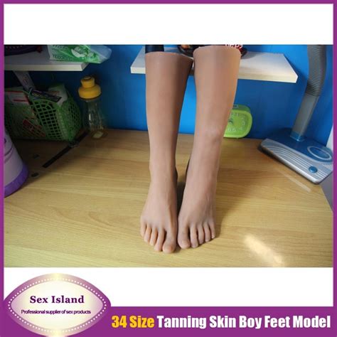 New Size Silicone Boys Feet Mold Foot Fetish Foot Worship Foot Sex