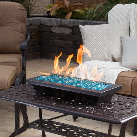 Lakeview Outdoor Designs Lavelle 24 Inch Table Top Natural Gas Fire Pit
