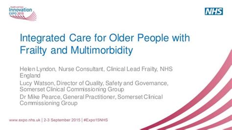 Integrated Care For Older People With Frailty And Multimorbidity Pop