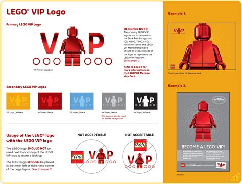 Lego Vip Visual Identity System Euincreative