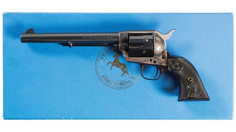 Colt Third Generation Single Action Army Revolver With Box Rock