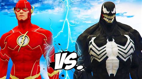 The Flash Vs Venom Epic Battle Youtube