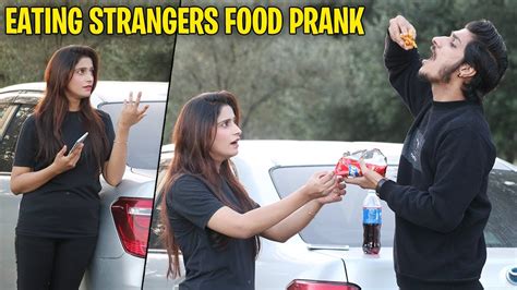Eating Strangers Food Prank Part 3 Mastipranktvofficial Youtube