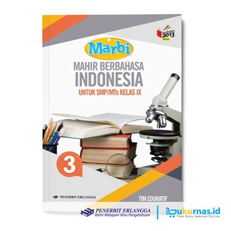 Buku Mahir Berbahasa Indonesia Marbi Smp Kelas 9 K13 Erlangga Shopee