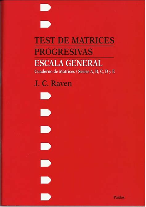 Manual Raven Escala General 1 TEST DE MATRICES PROGRESIVAS DE RAVEN