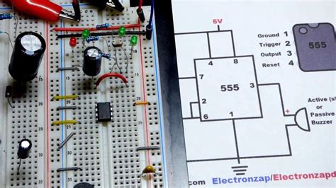 Astable 555 Timer Buzzer Active Passive Using Light Dependent Resistor