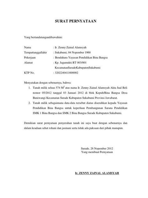 Contoh Surat Penyerahan Dokumen Malaysia