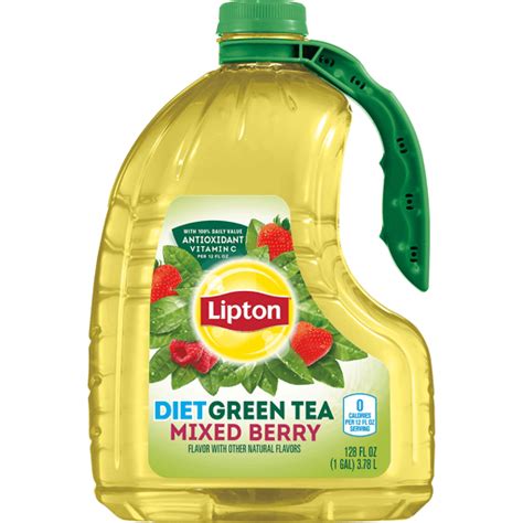 Lipton Diet Green Tea Mixed Berry 128 Fl Oz Shop Foodtown