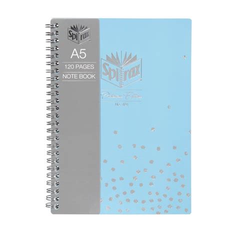 Spirax Platinum Notebook A5 120 Pages Assorted Colours Paper Plus