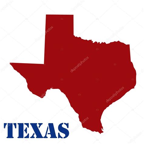 Map Of Texas Stock Vector Image By ©roxanabalint 36987427
