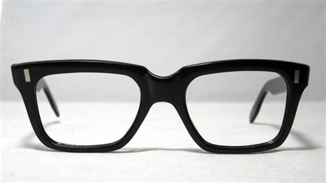 vintage eyeglasses mens horn rim black glasses clark kent