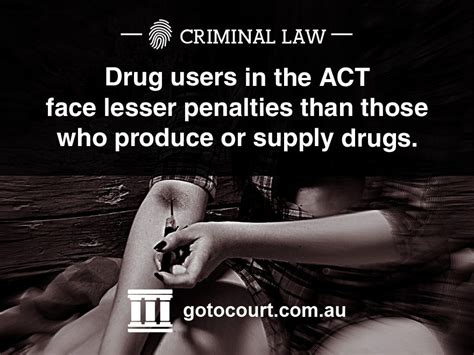 Drug Offences In The Act Go To Court Lawyers