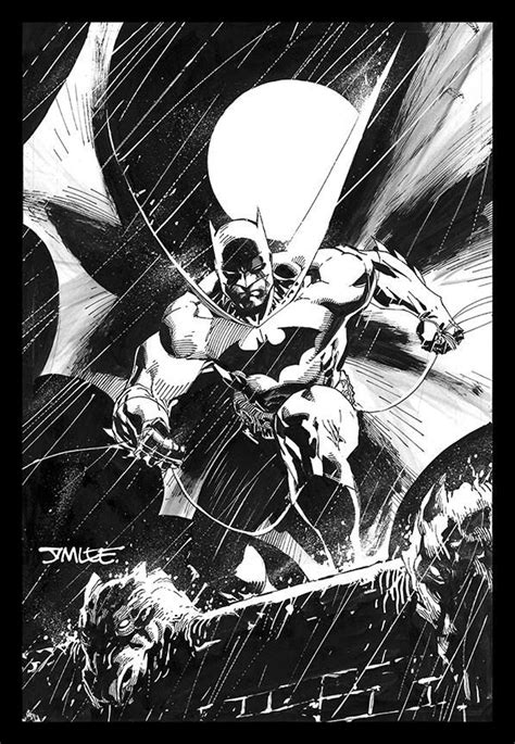 Batman By Jim Lee Dibujos Batman Ilustration Artistas