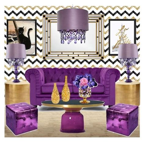 Purple 💜 Livingroom By Alexandra Juliana On Polyvore Featuring
