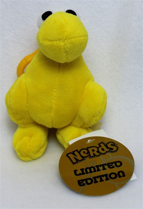 Limited Edition Yellow Nerds Plush Key Chain Stuff Animal Willy Wonka