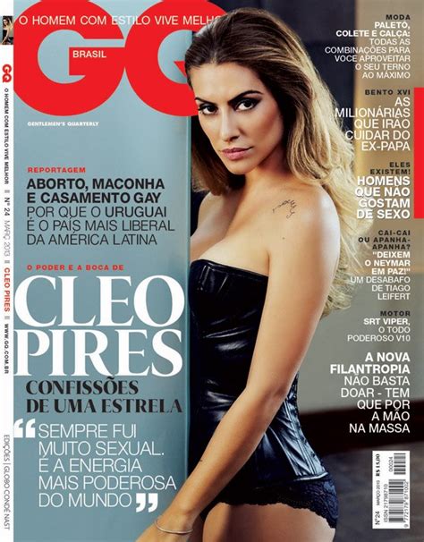 Coluna Blah Revista GQ Fotos e Capa de Cleo Pires na edição de março