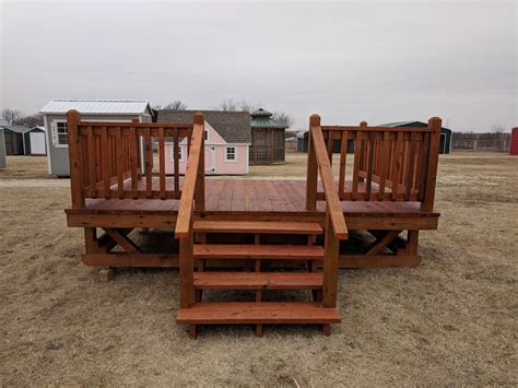raw cedar stained deck rickharriscom