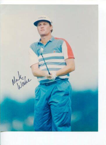 Mark Wiebe Pga Golf Golfer Signed Autograph Photo Ebay