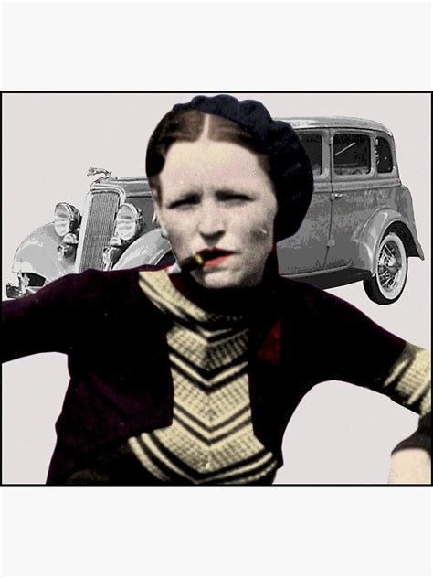 Bonnie Parker Poster By Fierywolfdesign Redbubble