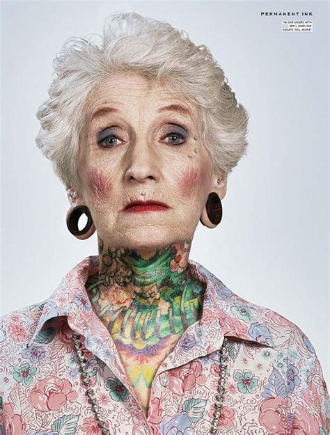 Tattooed Seniors Showing Off Their Body Art As They Reach Their Twilight Years