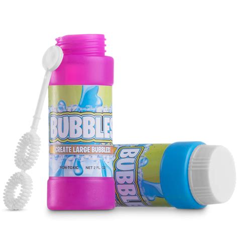 Party Bubbles For Kids Bulk Pack Of 24 2 Oz Bubble Bottle Solution