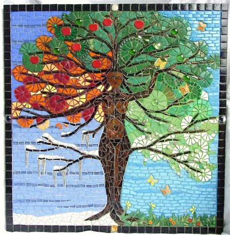 Tree Of Life Goddess Mosaic
