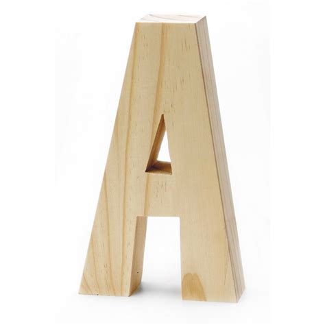Chunky Wood Letter 8 X 5 In Joann