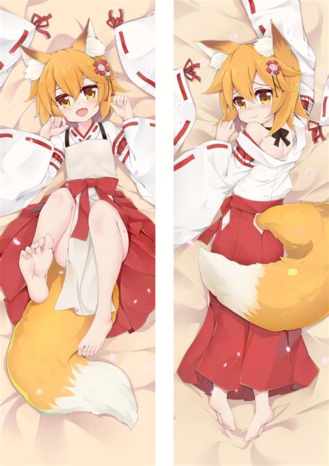 Hot Anime Shiro Sewayaki Kitsune No Senko San Dakimakura Sexy Girl