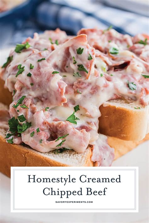 Super Easy Creamed Chipped Beef Recipe 5 Variations