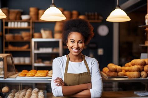 Premium Photo Happy Confident African American Small Business Owner