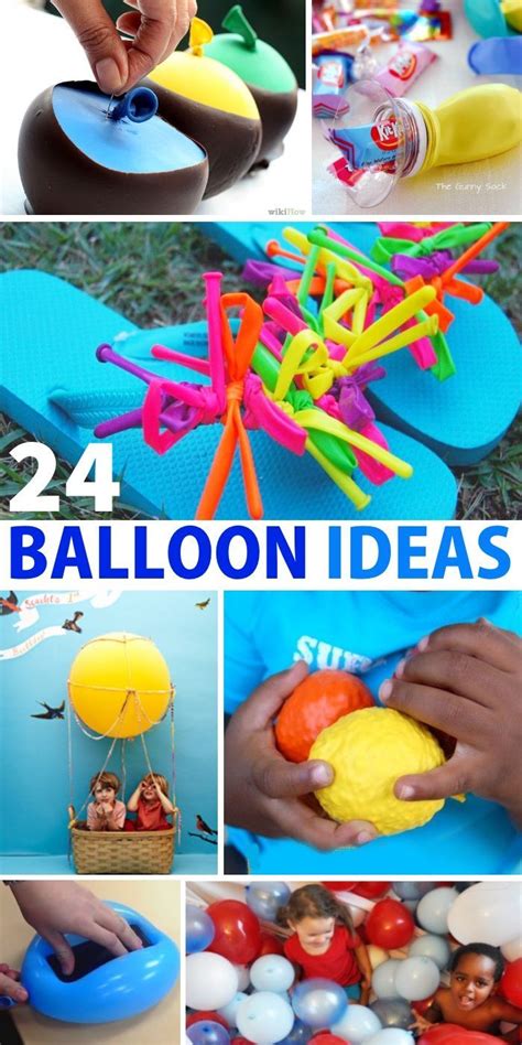 24 Ways Balloons Can Make You Smile Craft Activities For Kids Projects