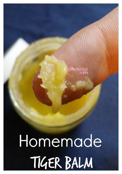 How To Make Tiger Balm At Home With Essential Oils Tiger Balm The