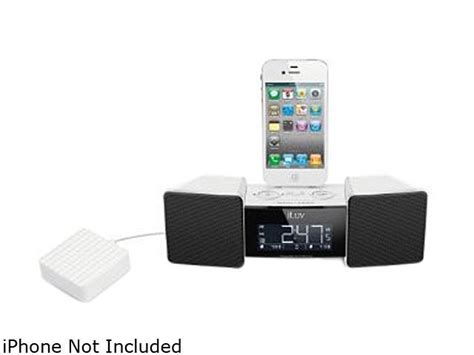 Iluv Vibro Ii Alarm Clock White With Shaker For Iphone Ipod Imm155