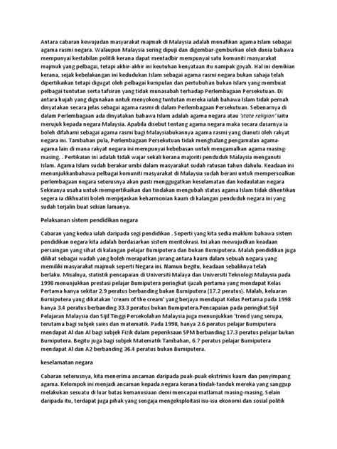 Pt3 sejarah tugasan 2014 (rujukan). Cabaran Dalam Mengekalkan Perpaduan Kaum Dan Langkah Mengatasi