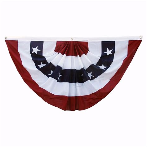 Usa Pleated Flag Half Fan Banner American Flag Bunting Buy Buntings