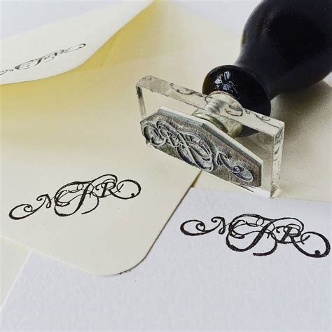 Personalised Monogram Stamp By Stomp Stamps