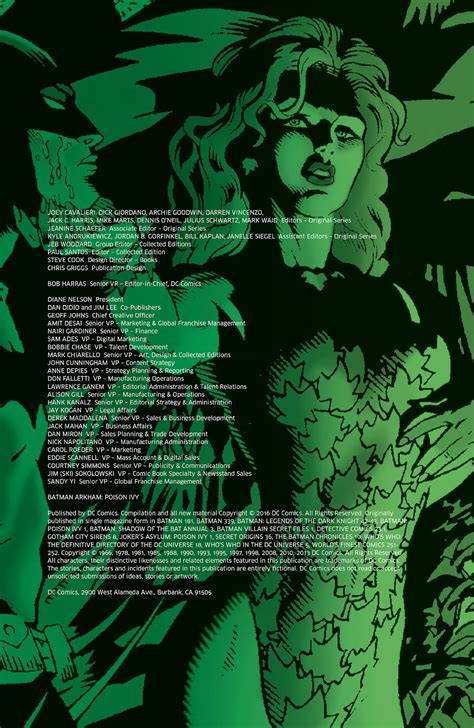 Batman Arkham Poison Ivy Tpb Part 1 Read All Comics Online For Free