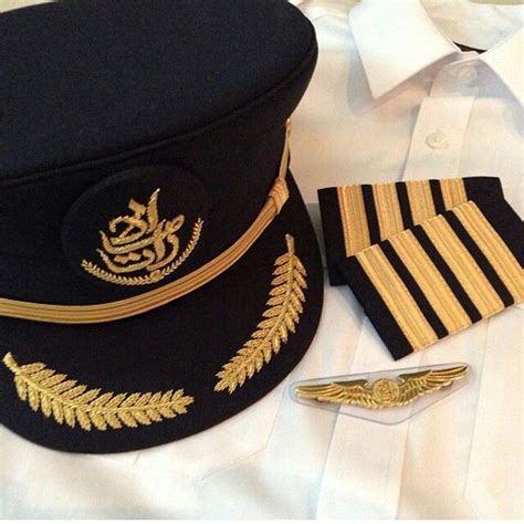 Emirates Captain Uniformcap Badge And Wings Flyandrew Pilot Uniform