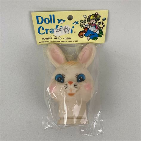 Pin By Alicia On Awesome Stuff For Sale On Ebay In 2021 Rabbit Dolls Doll Head Easter Bunny