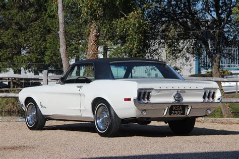 1968 Ford Mustang 302 Auto Coupe White Muscle Car