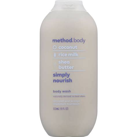 Method Body Wash Simply Nourish 532ml Woolworths