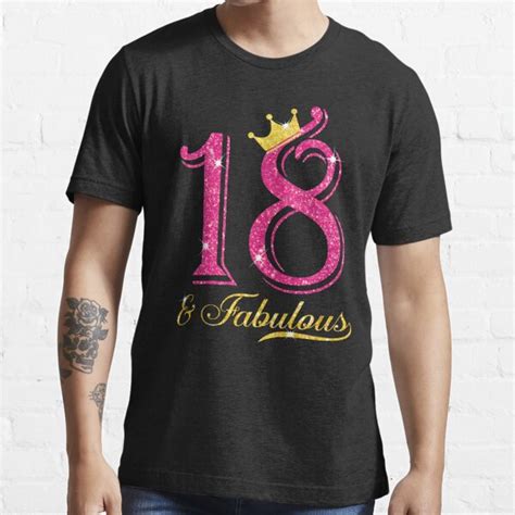 18th Birthday Girl Fabulous Princess Shirt T Shirt For Sale By Jennifermc882 Redbubble 18