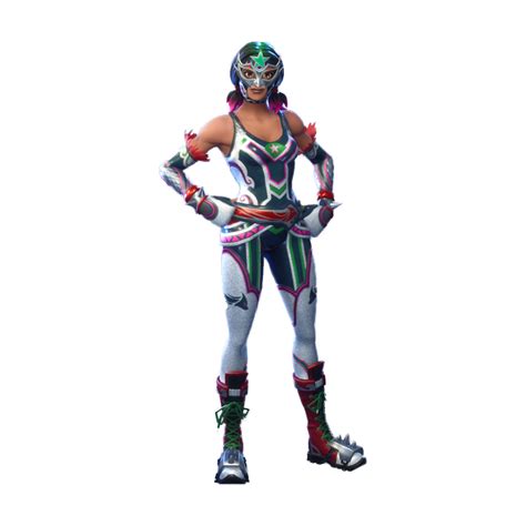 Dynamo Fortnite Skin Female Lucha Libre Wrestler Luchador