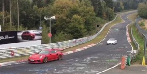 2019 Porsche 911 Gt3 Rs Vs Old Gt3 Rs Nurburgring Traffic Chase Is